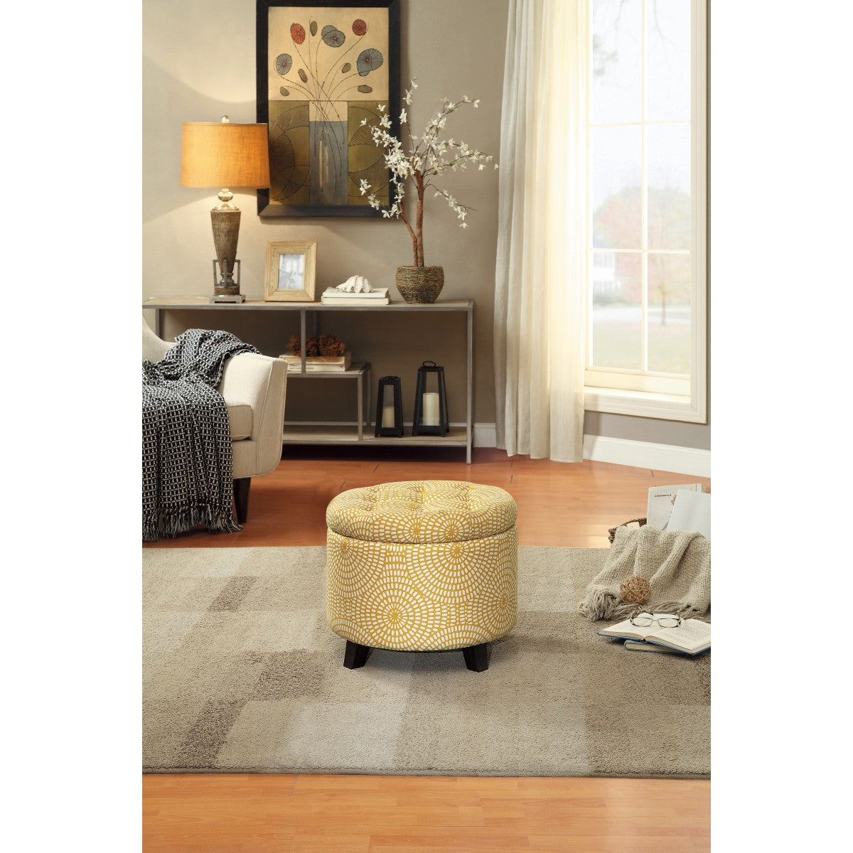 CozyHide Ottoman Storage Bench with Lift Top - Extra Large Footrest, Upholstered Seat, and Hidden Storage for Living Room, Bedroom, or Nursery - Perfect for Small Space Organization