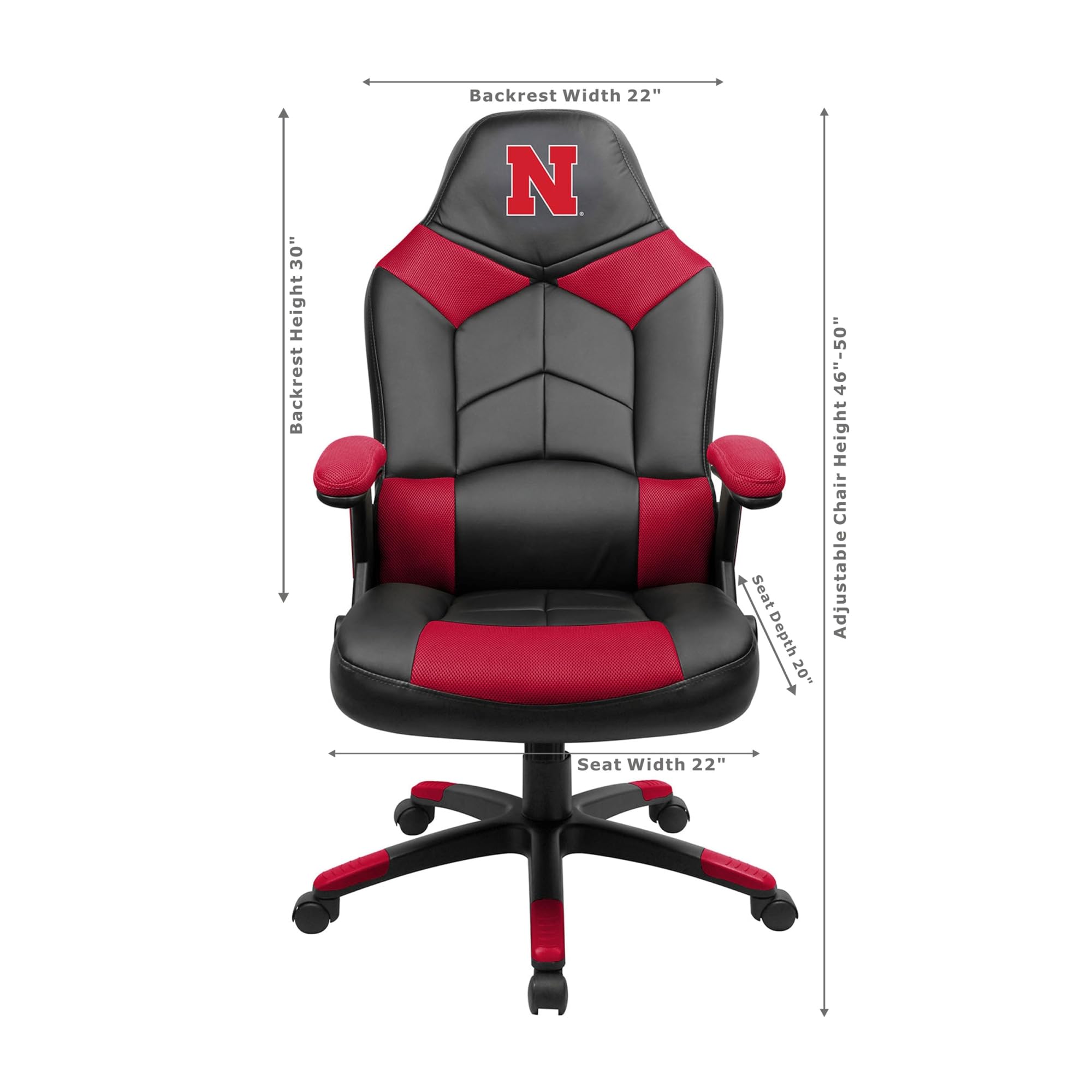 Official NCAA Licensed Oversized Gaming Chair - Comfortable Recliner for Sports Fans, Gaming & Movie Watching at Home