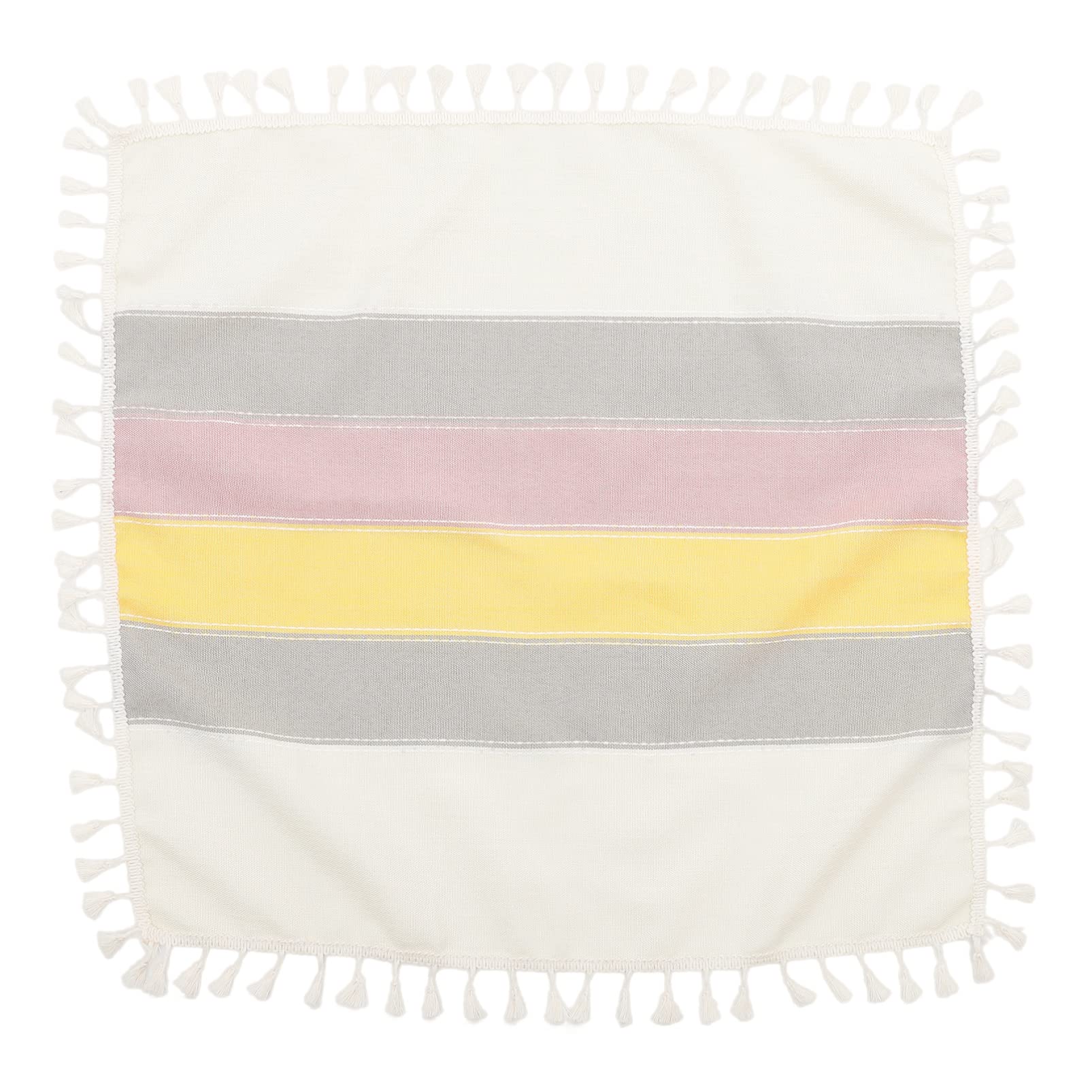 Premium Linen Tablecloth Square - Elegant Tassel Table Cover & Dining Table Runner for Home, Restaurant, Wedding Decor | Oil-Proof & Washable | Perfect for Parties, Holidays & Everyday Use