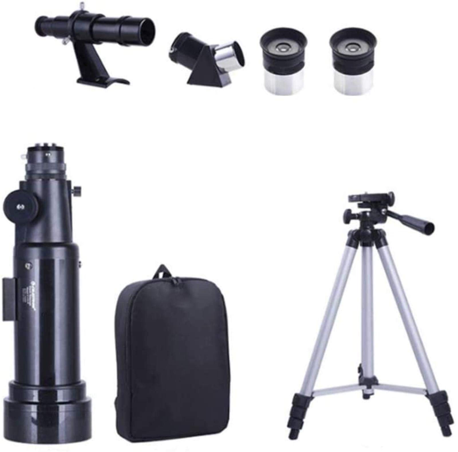 High Power Astronomical Telescope for Adults & Kids - Refractor Telescope with Smartphone Adapter & Tripod - Perfect for Moon Viewing, Stargazing, and Astronomy Beginners - Ideal for Backyard Observation, Camping, and Outdoor Exploration