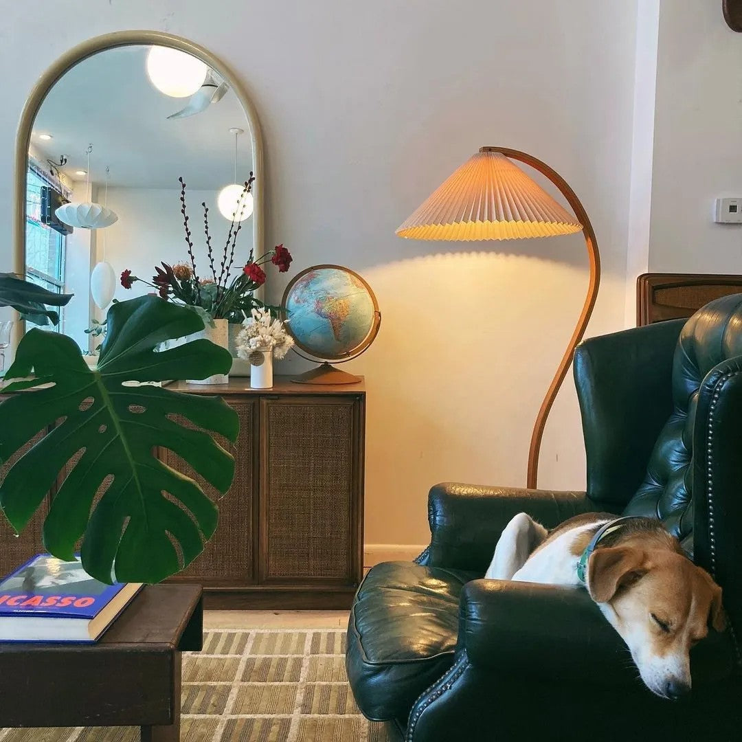 Modern Caprani Floor Lamp - Adjustable LED Standing Light for Living Room, Bedroom & Office - Brighten Your Space with Stylish Home Decor Lighting