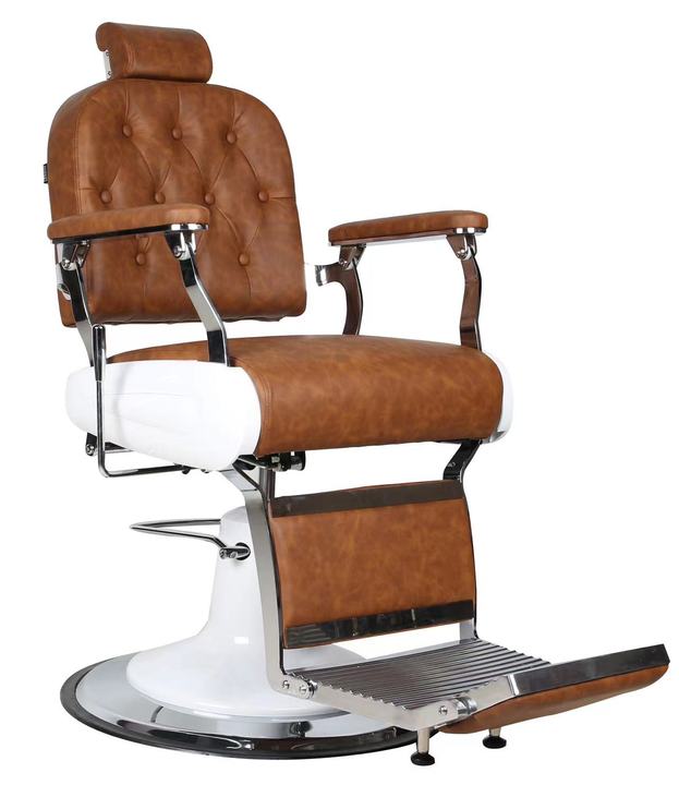 Premium Hydraulic Barber Chair - Heavy Duty Modern Salon Styling Chair for Professional Haircuts & Shaves - Greenlife Advance Model 631 - Perfect for Barbershops, Salons & Home Grooming Stations