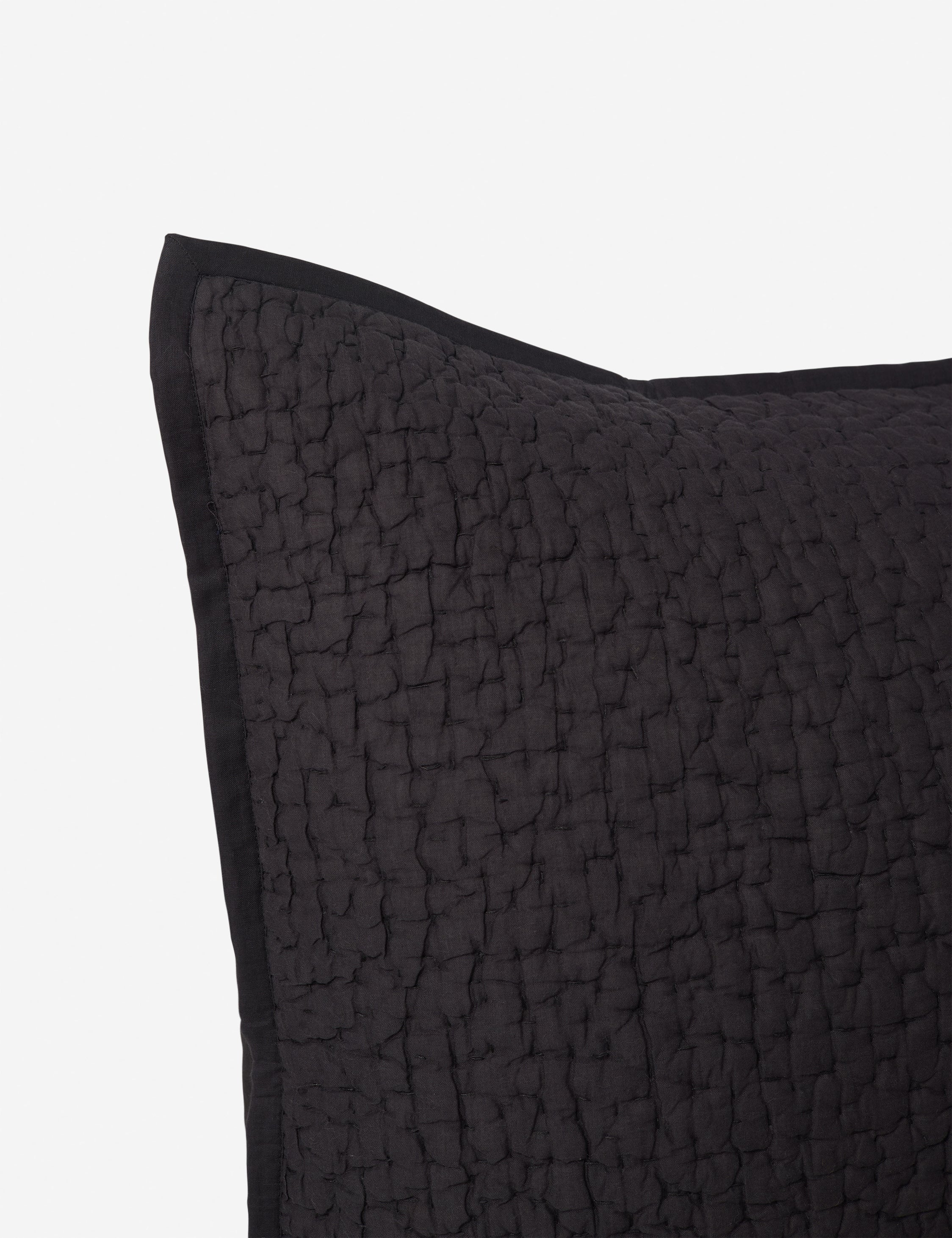 Clemence Quilted Sham Pillow Cover - Luxury Bedding Decor for Home & Hotel - Perfect for Master Bedroom, Guest Room, and Airbnb Styling