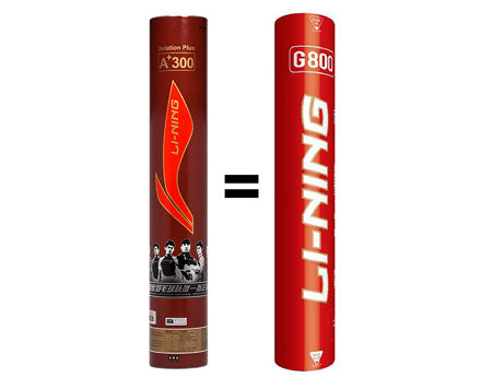 Li Ning A+ 300 / G800 Badminton Shuttlecocks [75 Speed] - Premium Feather Shuttlecocks for Professional Training & Tournament Play