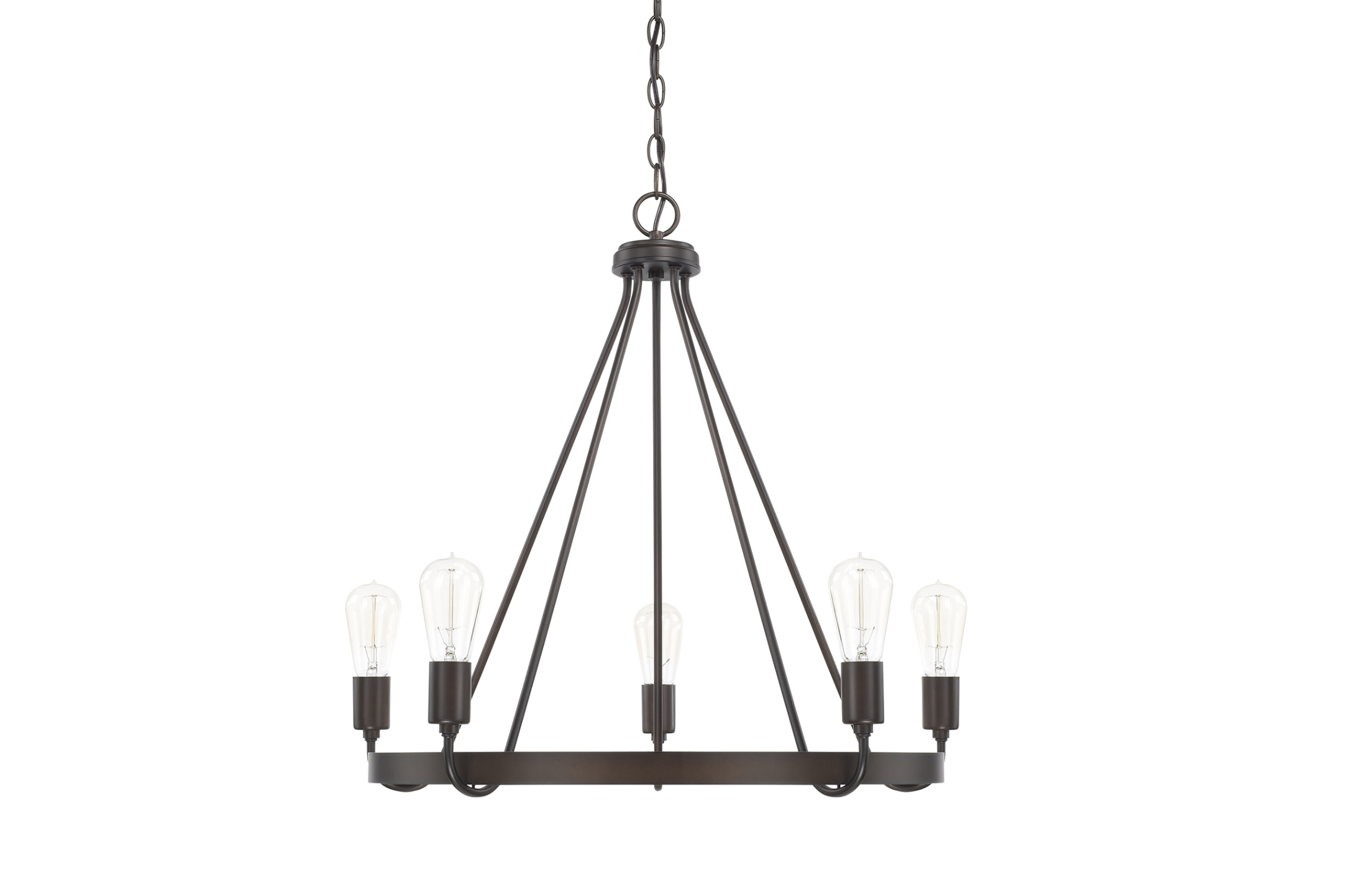 Tula 5-Light Modern Chandelier - Elegant Crystal Ceiling Light Fixture for Dining Room, Living Room, Bedroom & Foyer | Perfect for Home Decor and Interior Lighting