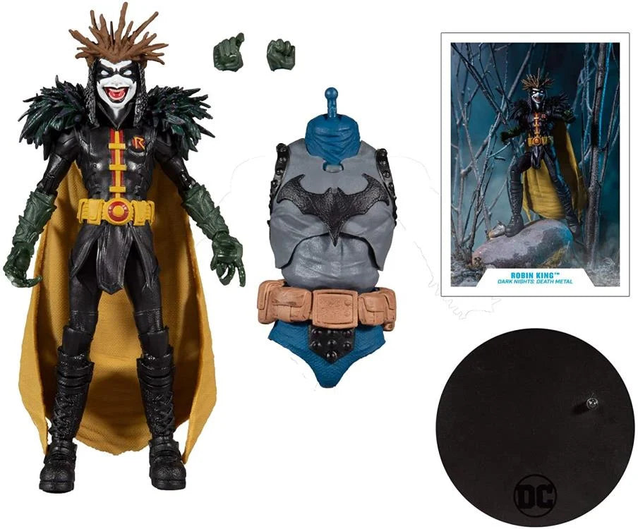 DC Multiverse Dark Nights: Death Metal King Robin Action Figure - 7-Inch Collectible Toy with Accessories - Perfect for Display, Gifts & Comic Book Fans