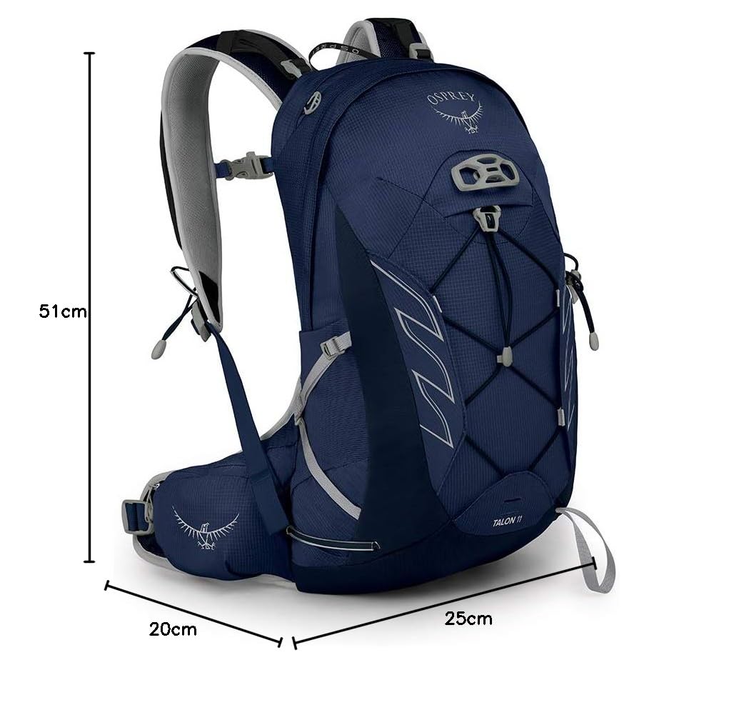 Osprey Talon 11 Men's Lightweight Hiking Backpack - Compact Daypack for Outdoor Adventures, Camping & Travel | Durable & Comfortable Design