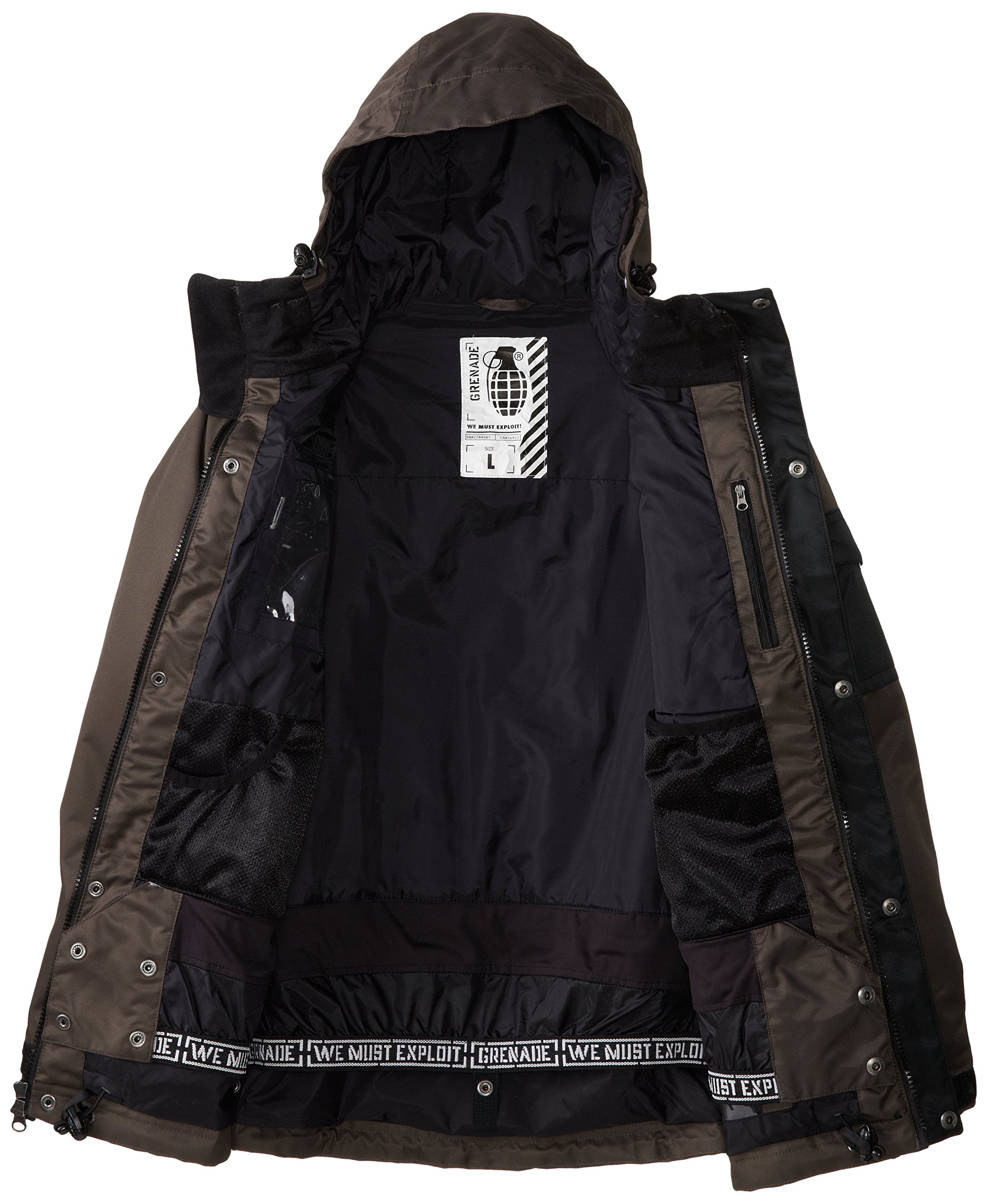 Grenade Boys Exploiter Jacket - Men's Stylish Streetwear Hoodie for Urban Fashion & Outdoor Adventures