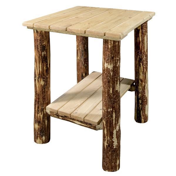 Glacier Country Outdoor End Table - Weather-Resistant Patio Side Table for Garden, Deck & Poolside - Perfect for Coffee, Drinks & Decor