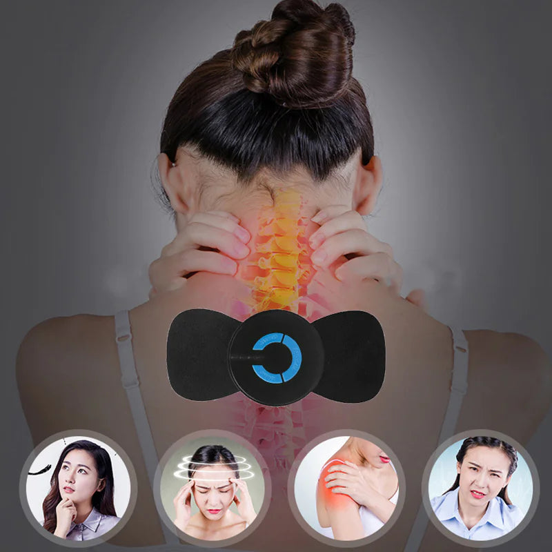 Portable Neck and Shoulder Massager with Heat - Electric Shiatsu Deep Tissue Kneading for Pain Relief - Perfect for Office, Travel & Home Use