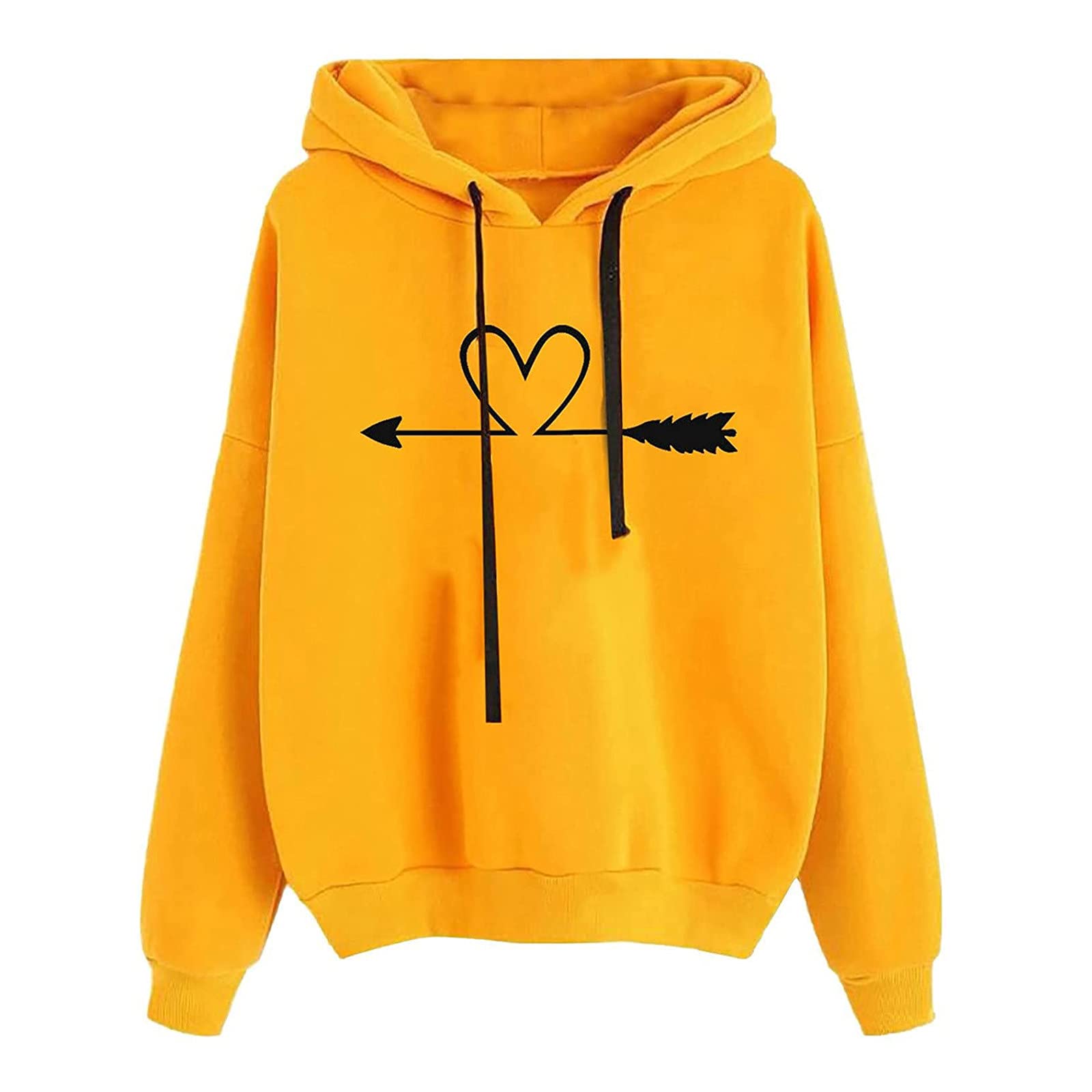 Women's Casual Hoodie - Soft Workout Sweatshirt Top for Gym, Running & Lounge Wear | Comfortable Pullover for Outdoor Activities & Everyday Fashion
