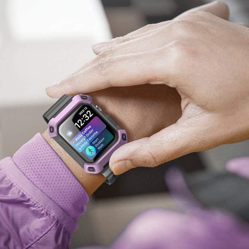 Apple Watch UB Pro Wristband Case for 40mm/41mm - Purple Protective Cover | Open Box | Perfect for Workouts, Running & Daily Wear