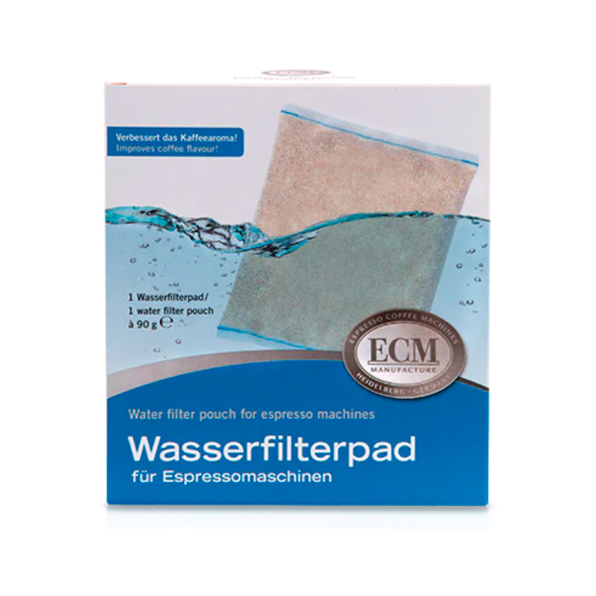 ECM Anti Scale Filter Pouch #89440 - Water Softener Replacement for Coffee Machines & Espresso Makers - Prevents Limescale Buildup in Home & Office Use