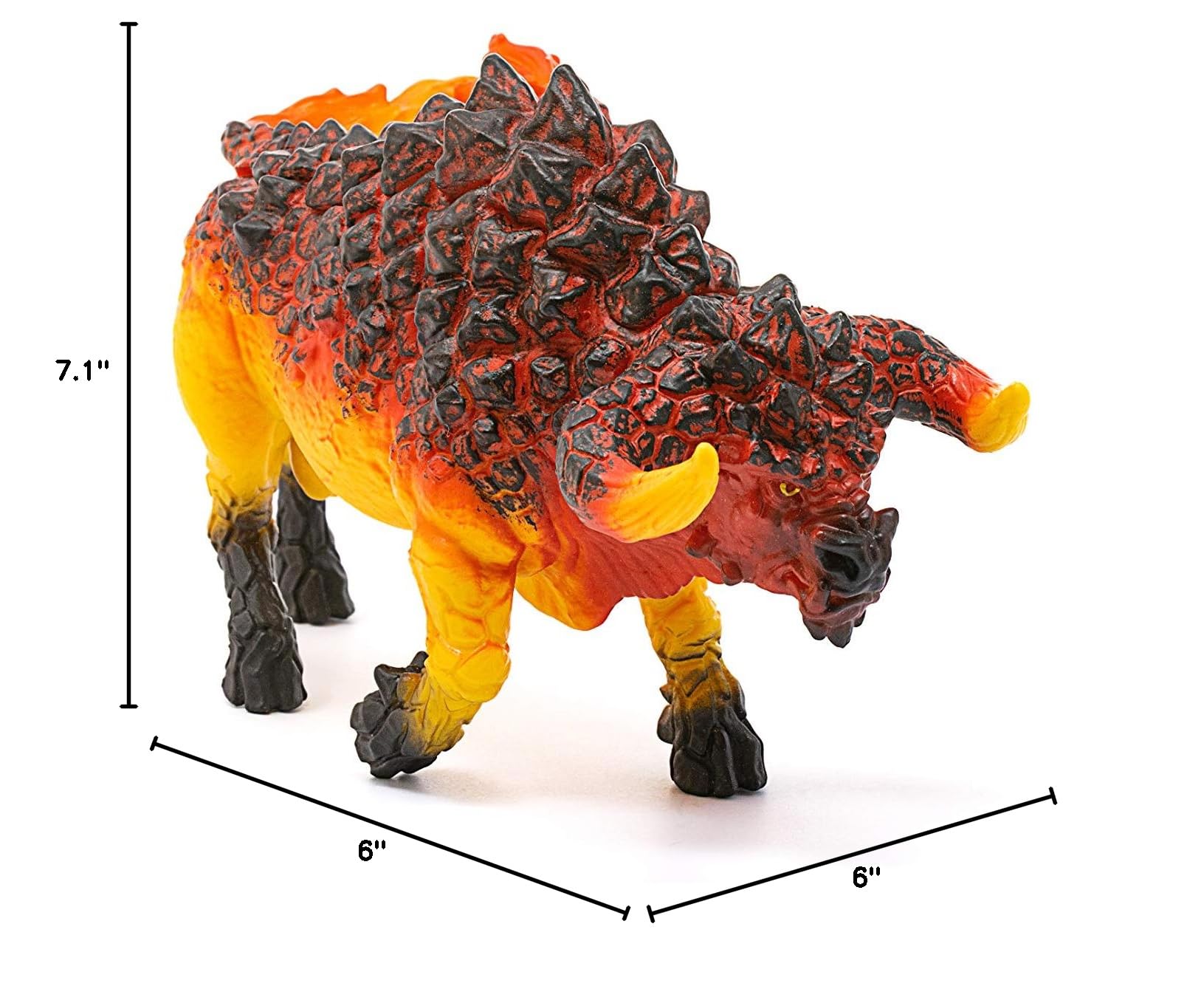 Schleich Eldrador Creatures Lava Monster & Fire Bull Action Figures - Mythical Creature Toys for Kids Ages 7+ | Collectible Figurines for Playtime, Birthday Gifts & Fantasy Adventure Scenes
