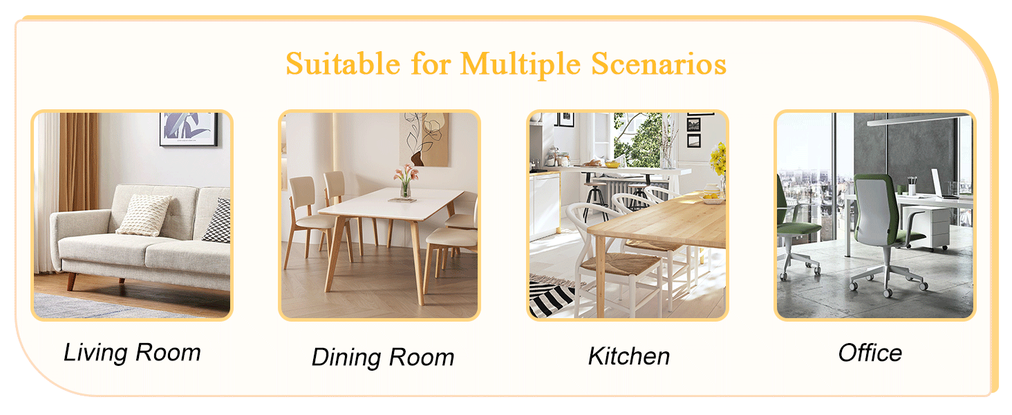 Modern Black PU Dining Chairs Set of 6 - Elegant Gold Metal Legs, Waterproof & Durable for Kitchen, Restaurant, Office - Perfect for Dining Room, Conference Room & Home Decor