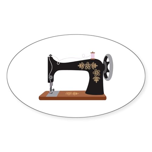 White - Sewing Machine 1 Sticker