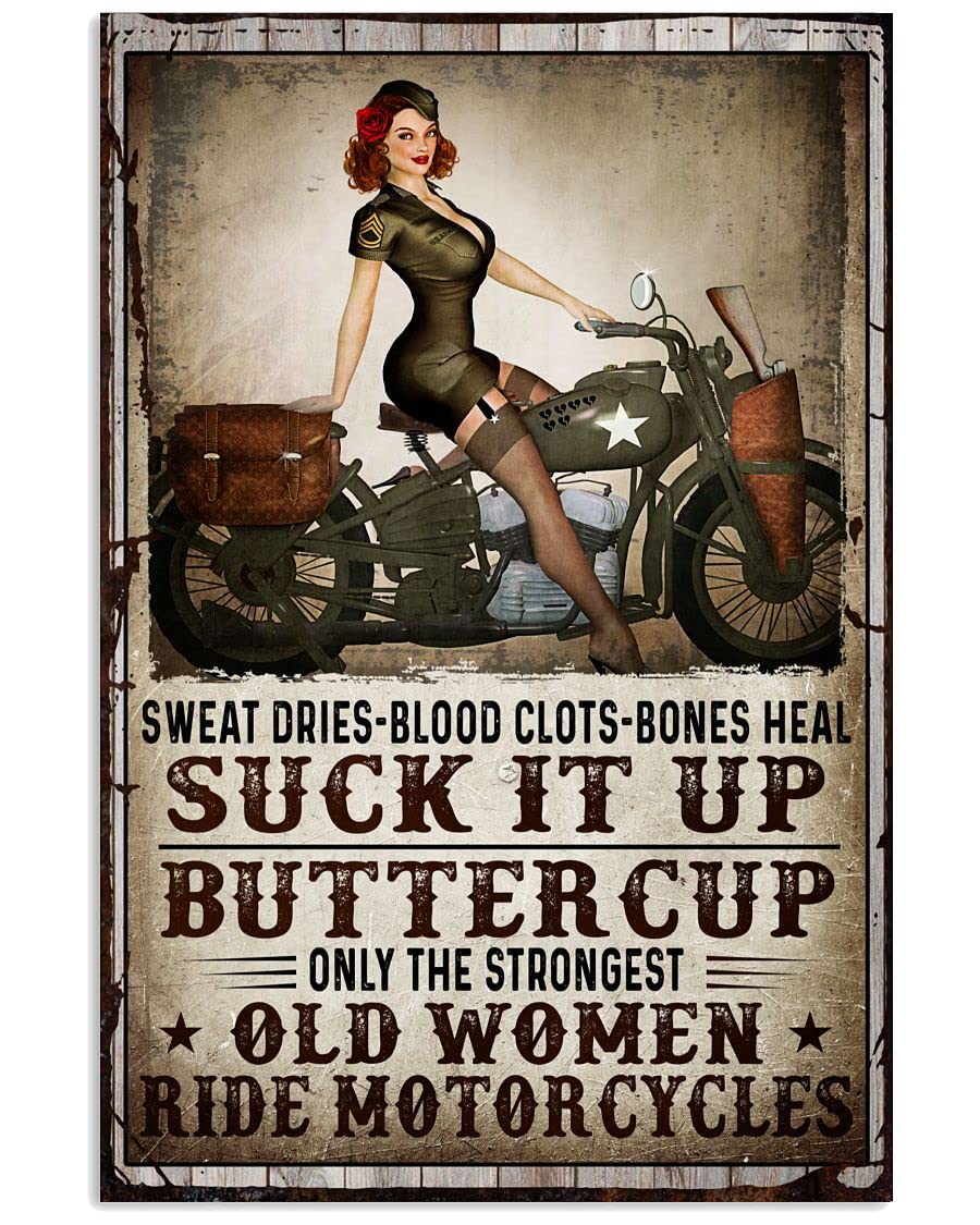 Girl Riding Motorcycle T-Shirt - Motivational Biker Gift for Women