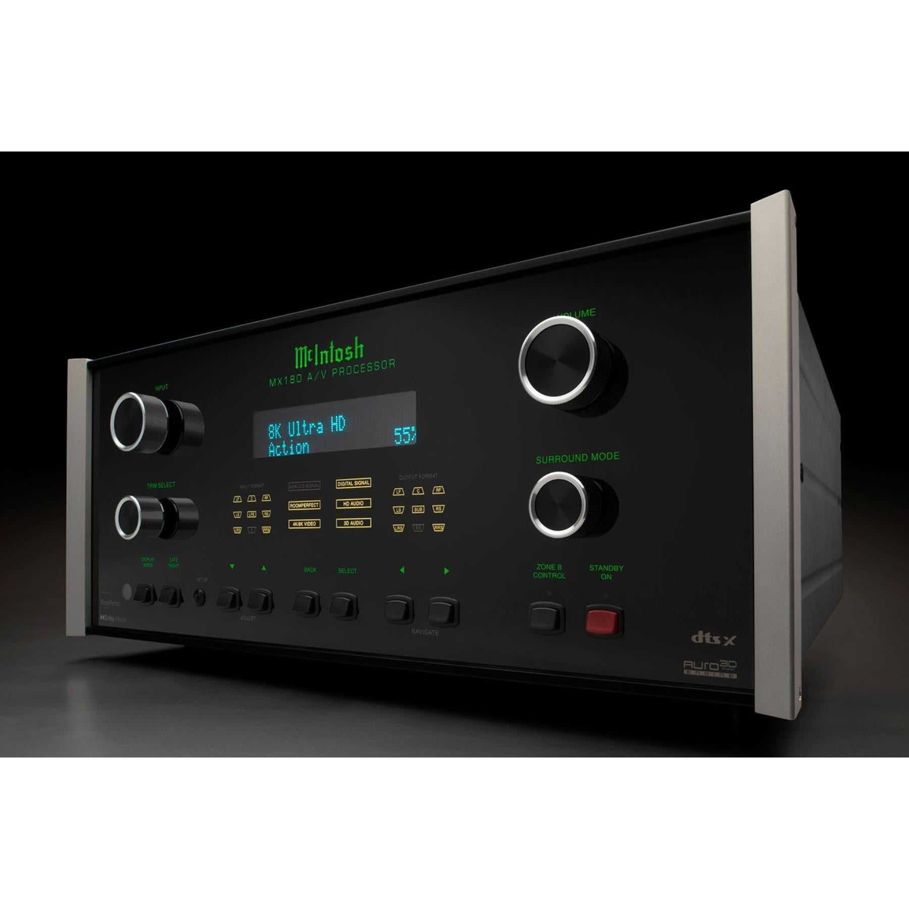 McIntosh MX180 8K Ultra HD AV Processor - Premium Home Theater Audio Video Receiver for Dolby Atmos & DTS:X - Perfect for Movie Nights & Gaming Setup