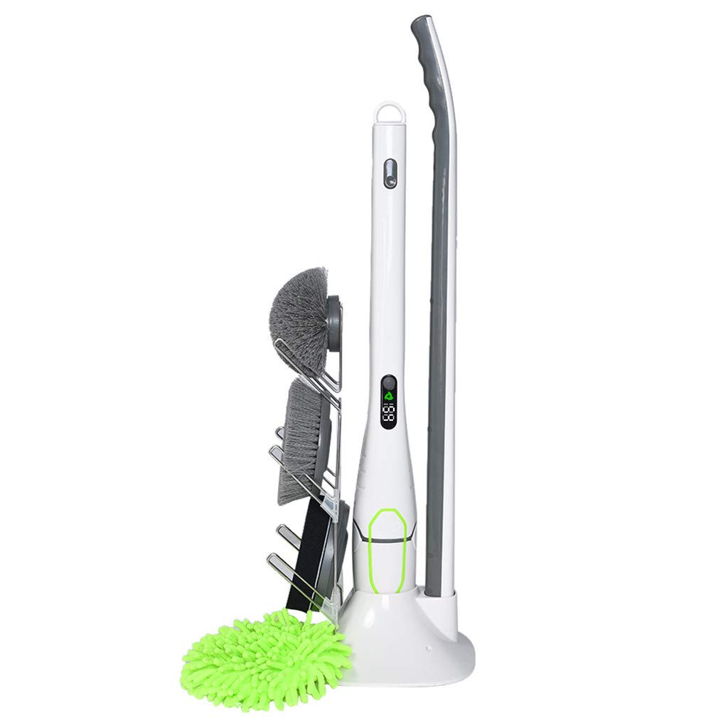 KLFGJ Multi-Purpose Cleaning Brush Set - 4 Pack Heavy Duty Scrub Brushes for Home, Kitchen, Bathroom & Car Cleaning (White, One Size) - Perfect for Stubborn Stains, Grime & Dirt Removal