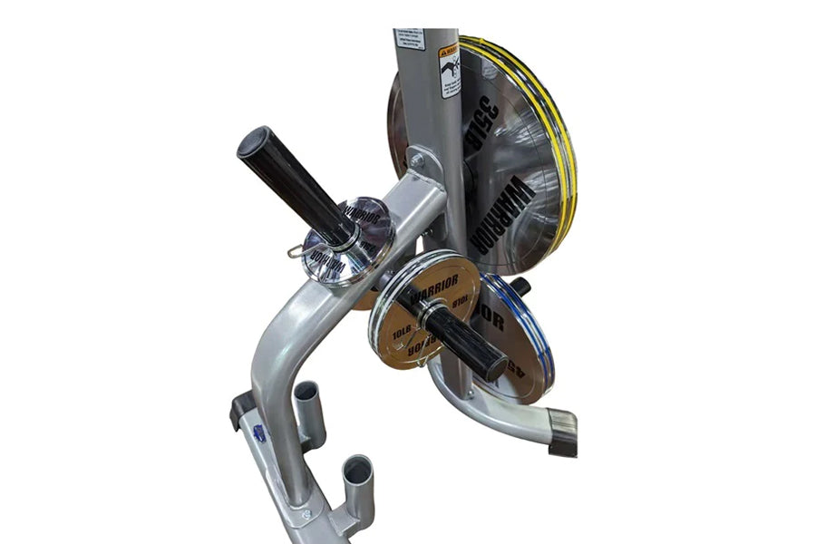 Warrior Chrome Olympic Weight Plates - 230lb Set for Strength Training & Home Gym - Perfect for Powerlifting, CrossFit & Weightlifting