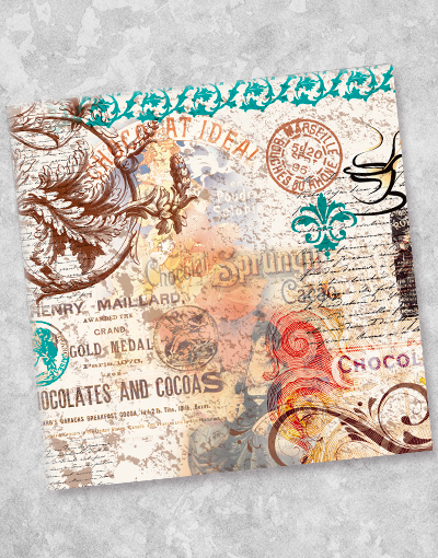 Premium Chocolate-Themed Beverage Napkins - 40 Count, Elegant & Absorbent for Coffee, Tea & Dessert Parties - Perfect for Weddings, Brunches & Holiday Gatherings