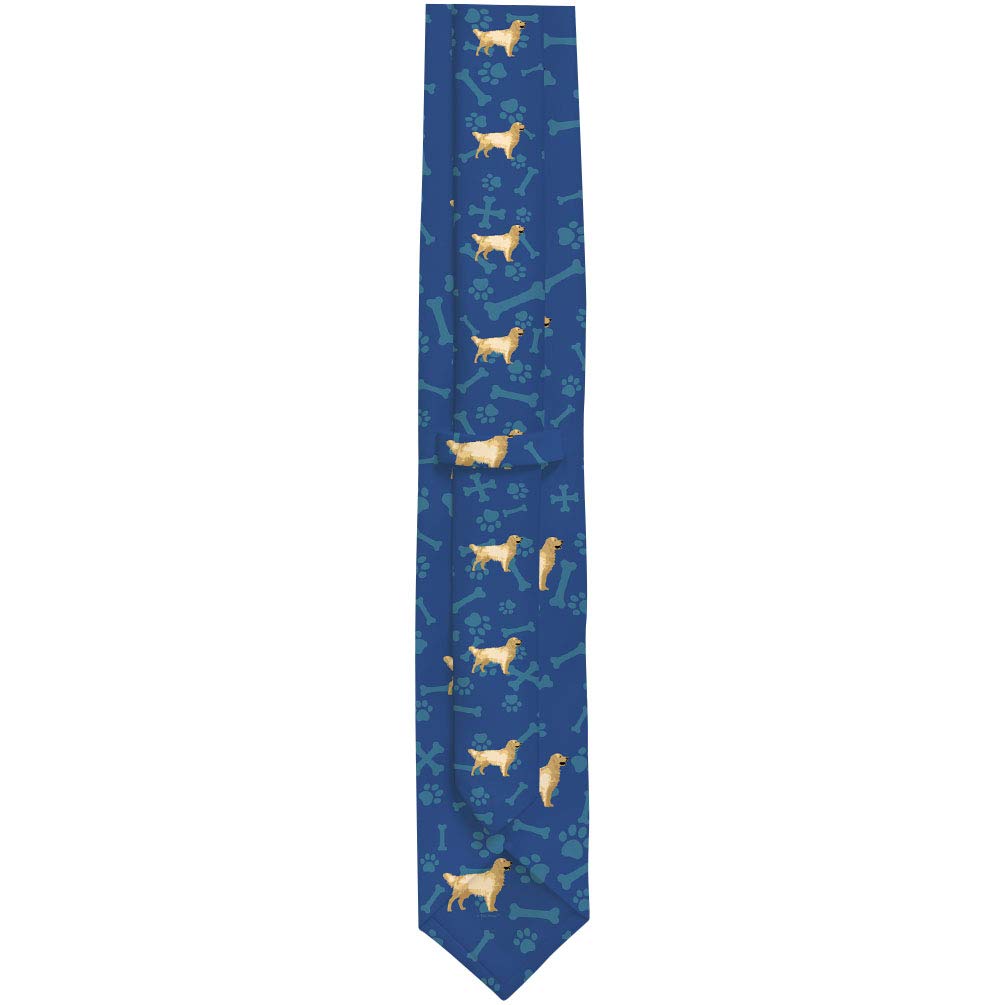 Dog Tie for Men - Stylish Golden Retriever Necktie | Perfect Dog Owner Gift & Dog Lover Accessories | Ideal for Pet Parties, Weddings & Special Occasions