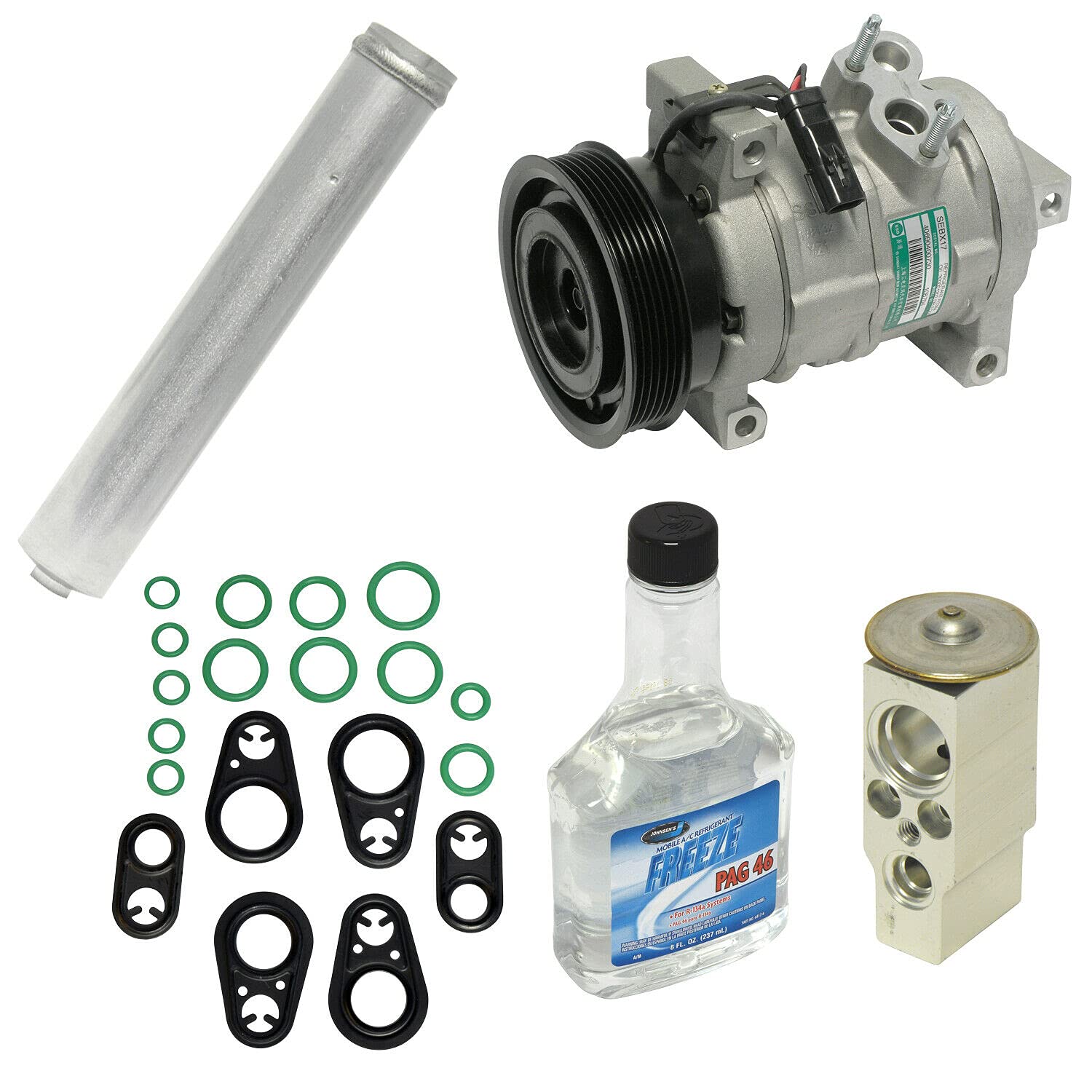 High-Performance A/C Compressor & Component Kit - Compatible with 4596492AC Charger 300 Magnum | Perfect for Car AC Repair & Maintenance | Keep Your Vehicle Cool in Summer