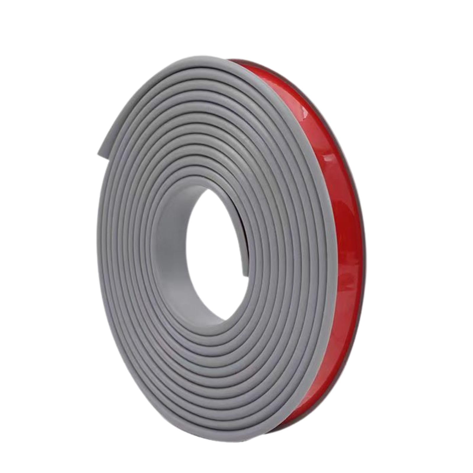 13ft U-Shape Edge Banding - Self Adhesive TPE Flexible Furniture Edge Protector for Cabinet Repair & Restoration (18MM Grey) | DIY Home Improvement, Child Safety Corner Guard, Table Edge Cover