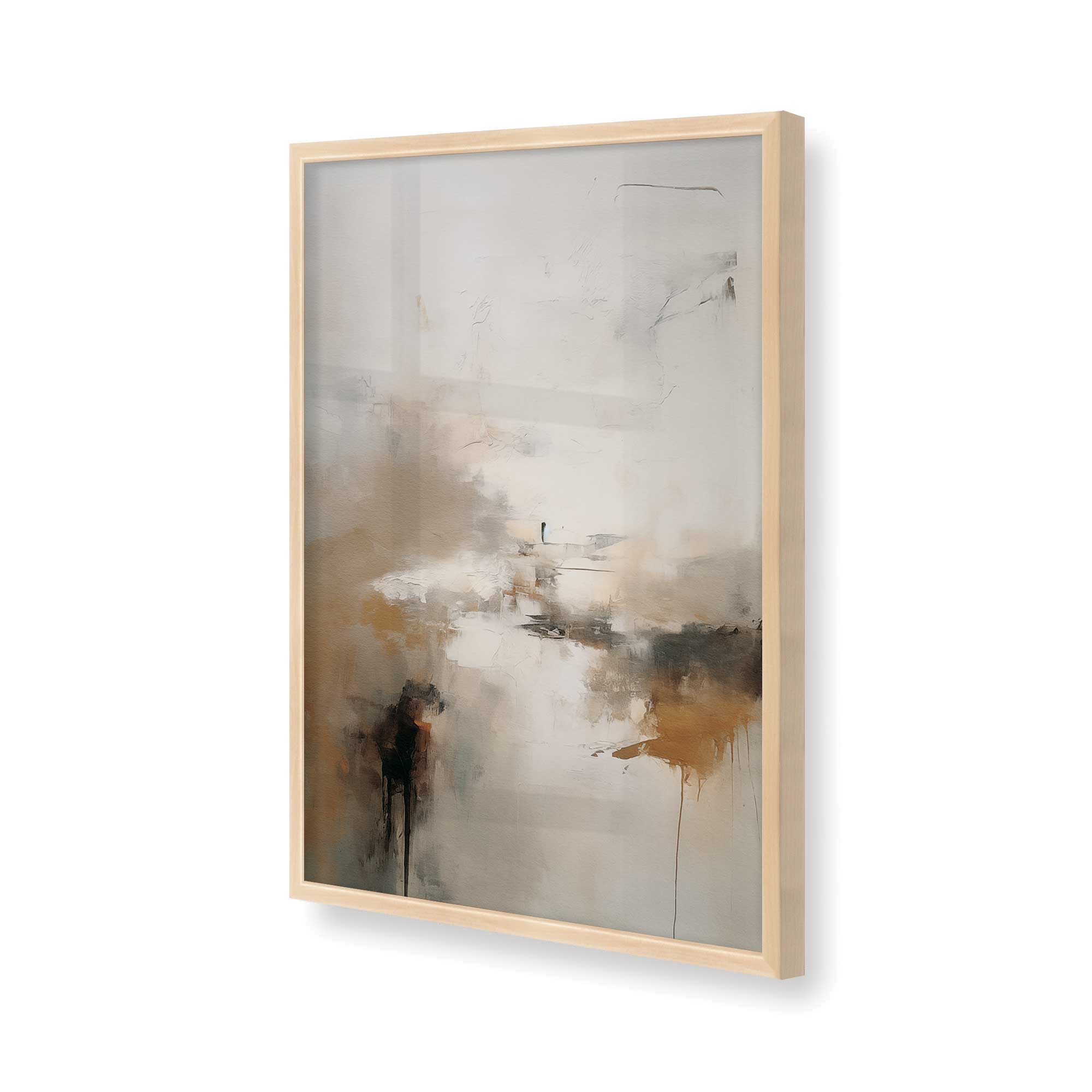 Gentle Gilded Gust I Print - Elegant Wall Art Decor for Living Room, Bedroom & Office - Perfect Home Decor Gift Idea