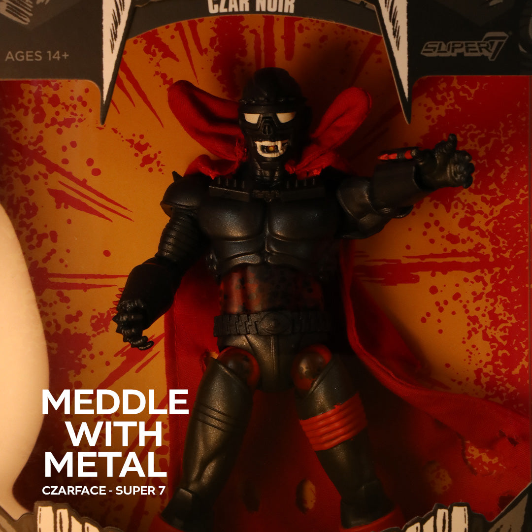Czarface (Czar Noir) ULTIMATES! Wave 2 Action Figure - Collectible Hip-Hop Superhero Toy for Display & Play | Perfect for Comic Fans & Music Lovers