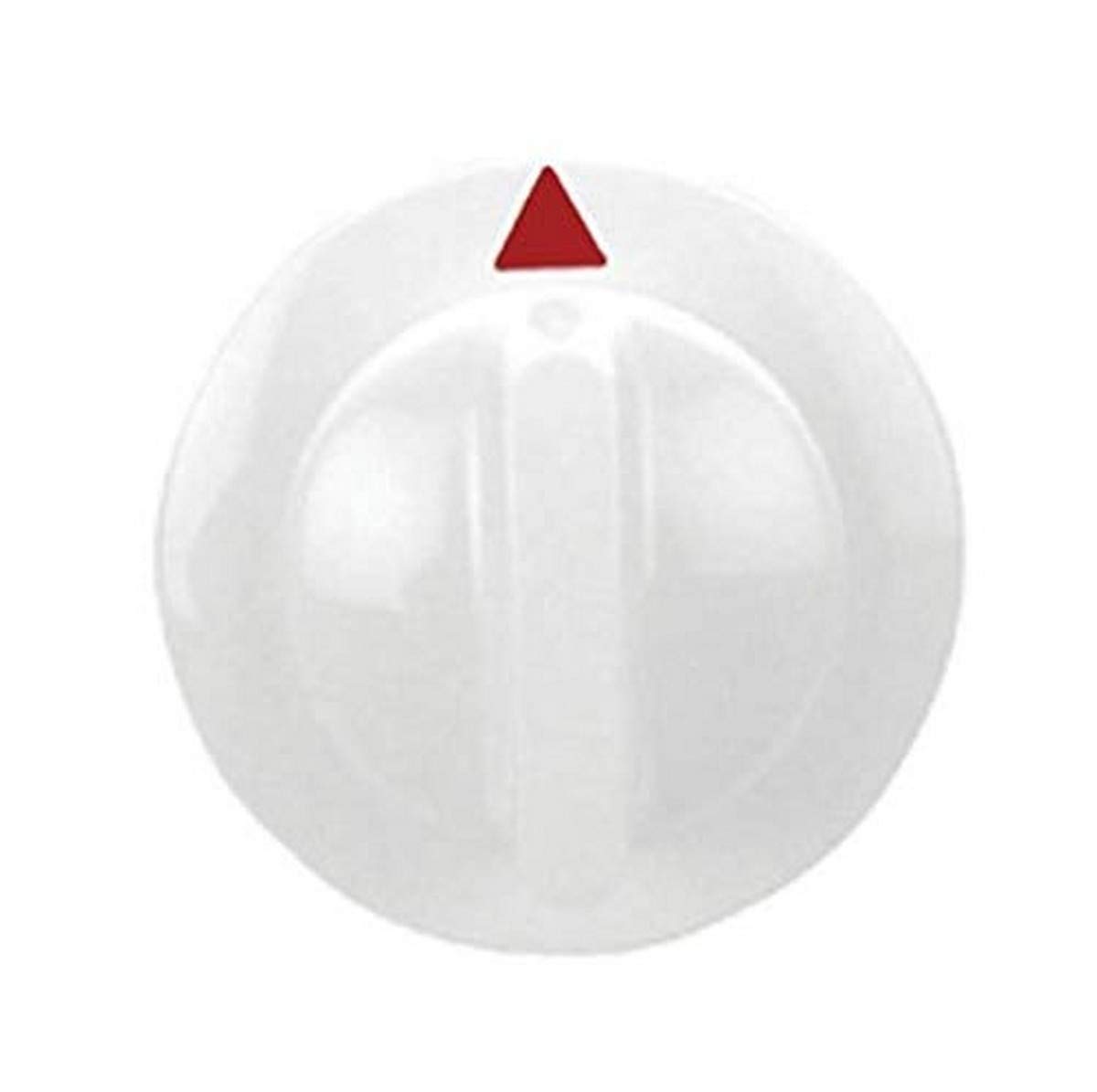 GE WE1X1263 Dryer Timer Knob Replacement Part - White Plastic Knob for GE Dryers - Perfect for Repairing Washer & Dryer Laundry Appliances