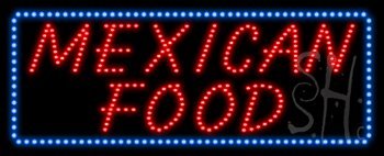 Vibrant Mexican Food LED Neon Sign - 13