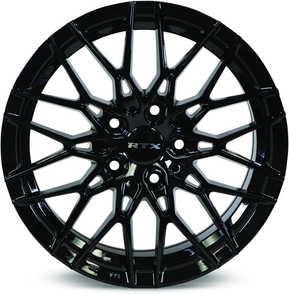 RTX V20 Style Alloy Wheel Rim 17x7.5 Inch 5x114.3 Bolt Pattern 42mm Offset 73.1mm Center Bore - Perfect for Honda Civic, Toyota Camry & Nissan Altima - Upgrade Your Car's Style & Performance