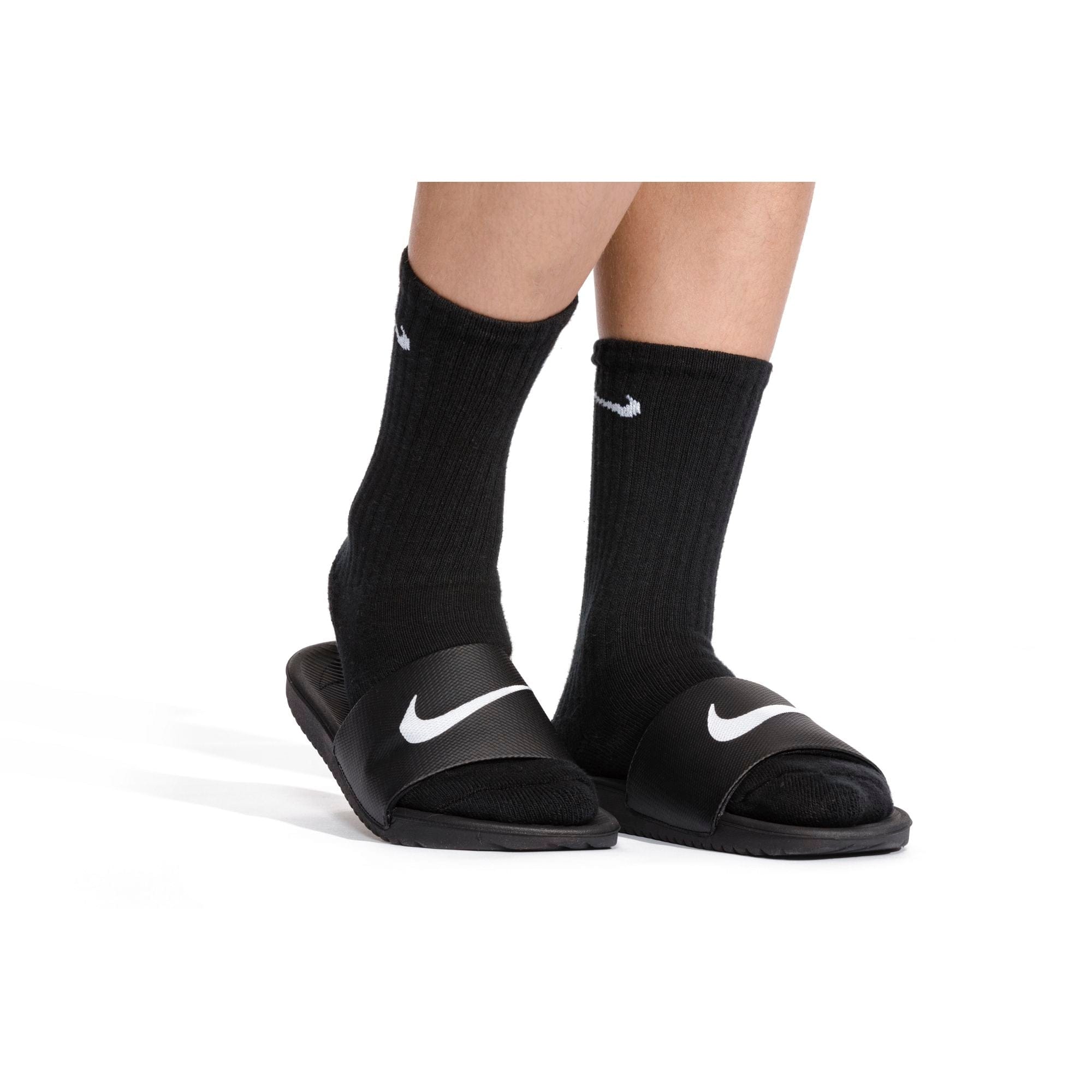 Nike Kawa SLIDE Kids' Comfortable Slides - Lightweight & Durable Sandals for Boys & Girls - Perfect for Beach, Pool, and Summer Outdoor Activities