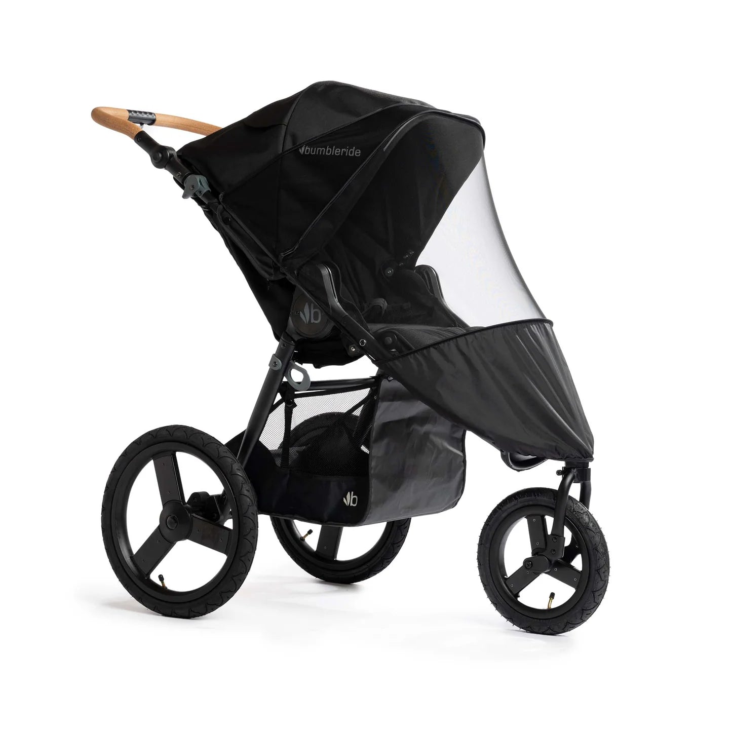 Bumbleride Single Stroller Bug Net - Lightweight Baby Stroller with Mosquito Protection for Outdoor Walks, Park Visits & Travel