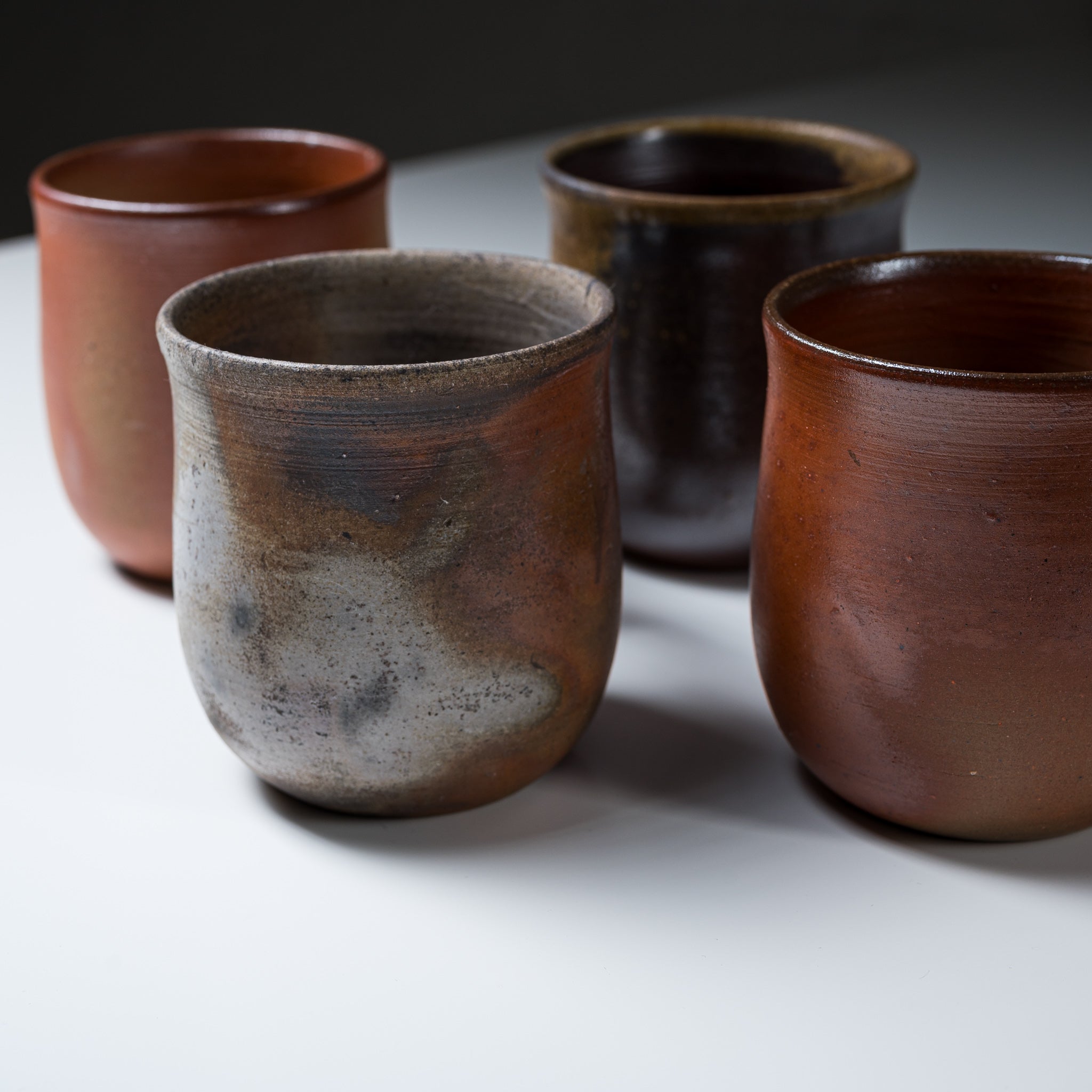 Bizen Pottery Regular Mug Cup - Handcrafted Japanese Ceramic Coffee Cup for Home & Office Use - Traditional Sangiri Design - Perfect for Tea, Coffee, or Hot Chocolate