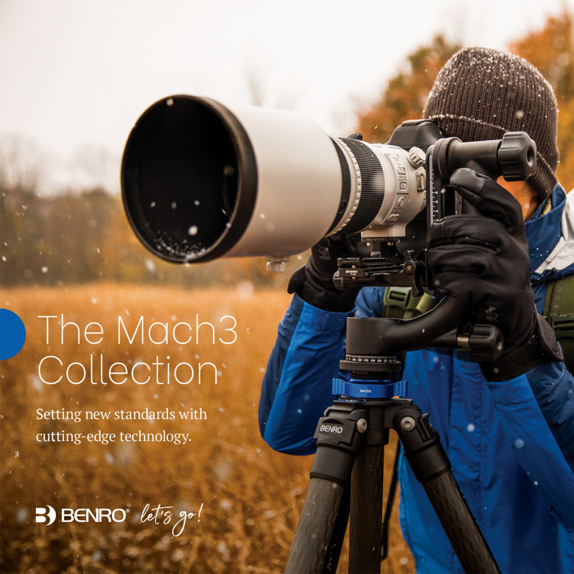 Benro TMA48CXL Mach3 9X Carbon Fiber Tripod - Extra Long 48