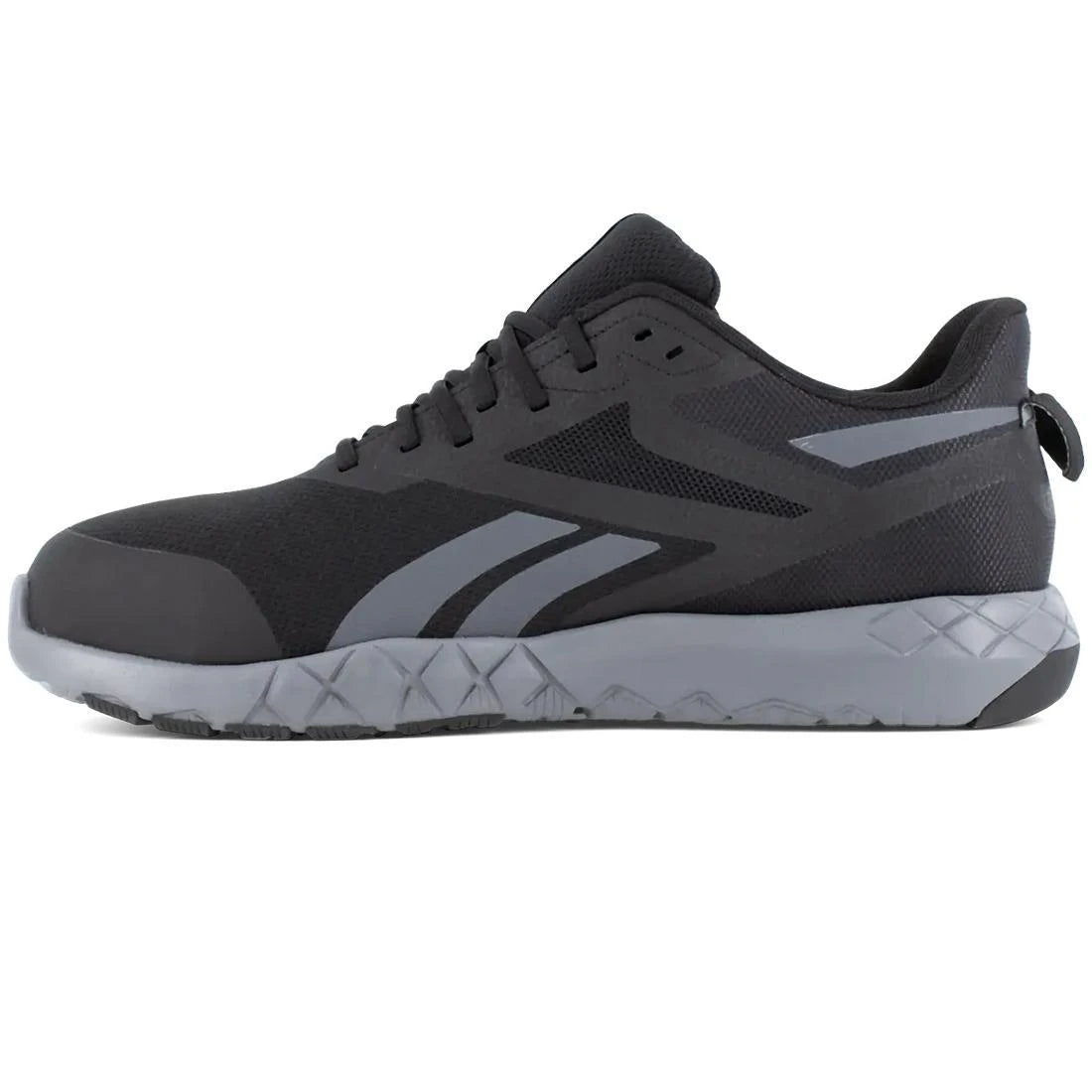 Flexagon Force XL Composite Toe Athletic Work Shoes for Men - Black Safety Shoes for Construction, Warehouse & Outdoor Work | Lightweight & Comfortable