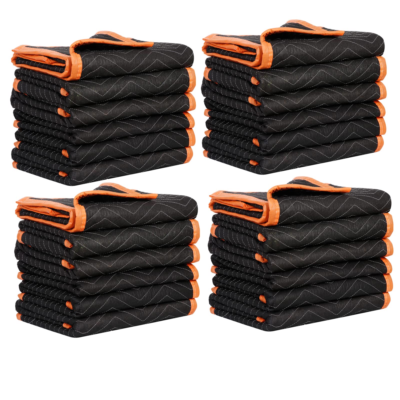 24 Pack Heavy Duty Moving Blankets 72