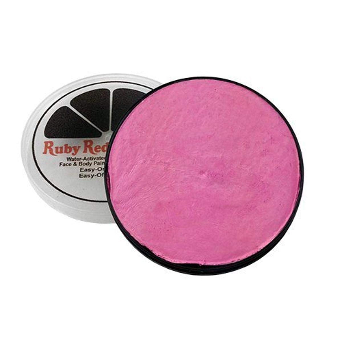 Ruby Red Face Paint - 18 ML (0.6 oz) Water-Based Professional Makeup for Halloween, Cosplay & Body Art | Bubble Gum Scented | Safe for Kids & Adults