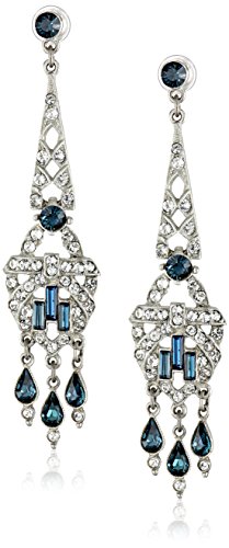 Simulated Sapphire Earrings