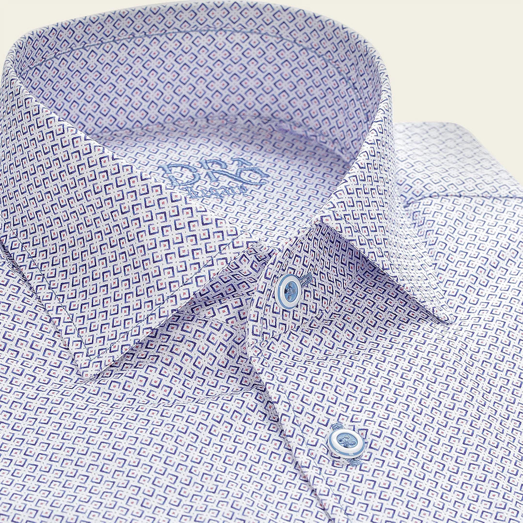 CMW852R Men's Casual Cotton Shirt - Stylish Multi-Pattern Button Down for Everyday Wear | Office, Outing & Date Night Outfit