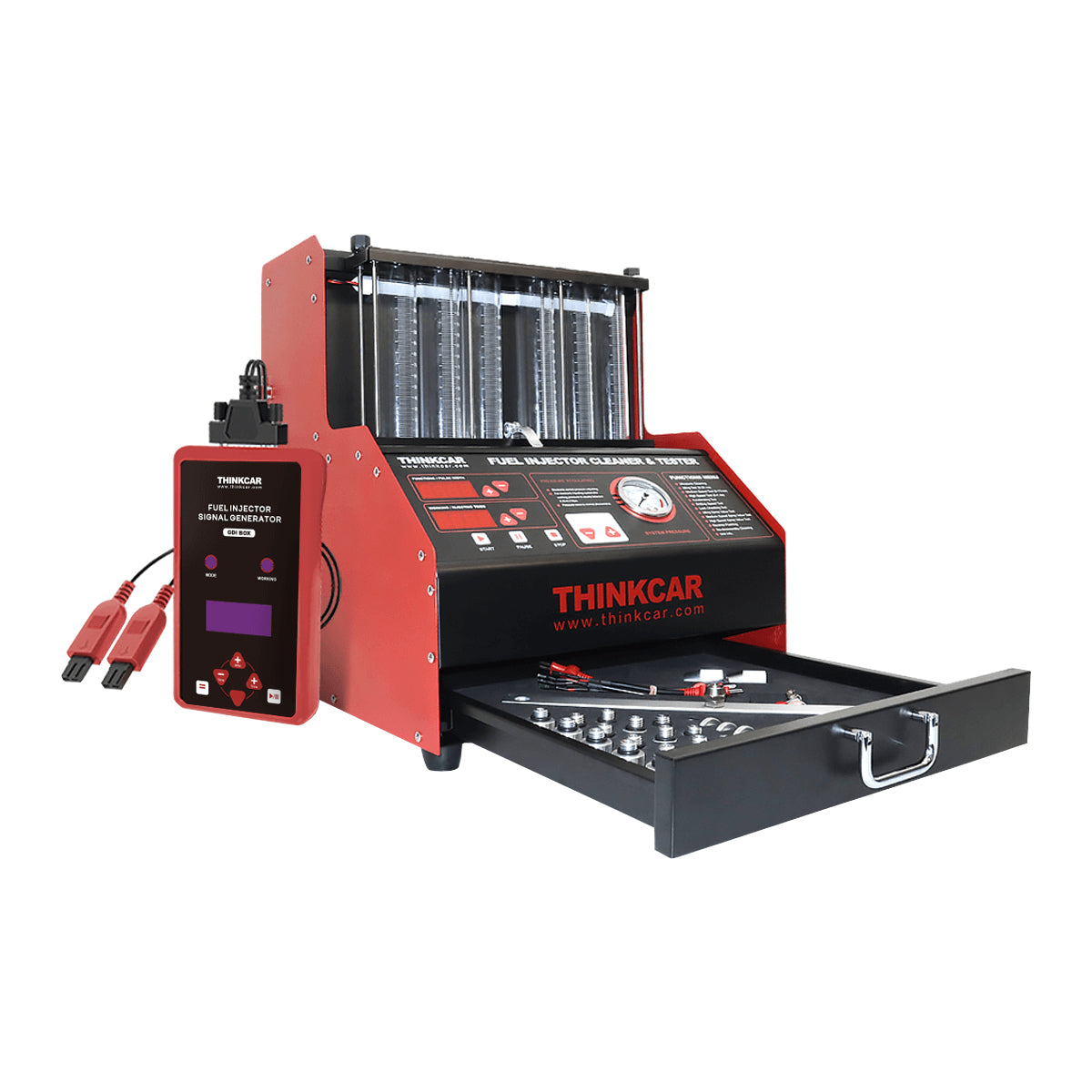 Fuel Injector Cleaning Signal Generator & Tester Kit - Professional Automotive Diagnostic Tool for Engine Maintenance & Performance Tuning (Ideal for Mechanics & DIY Car Enthusiasts)