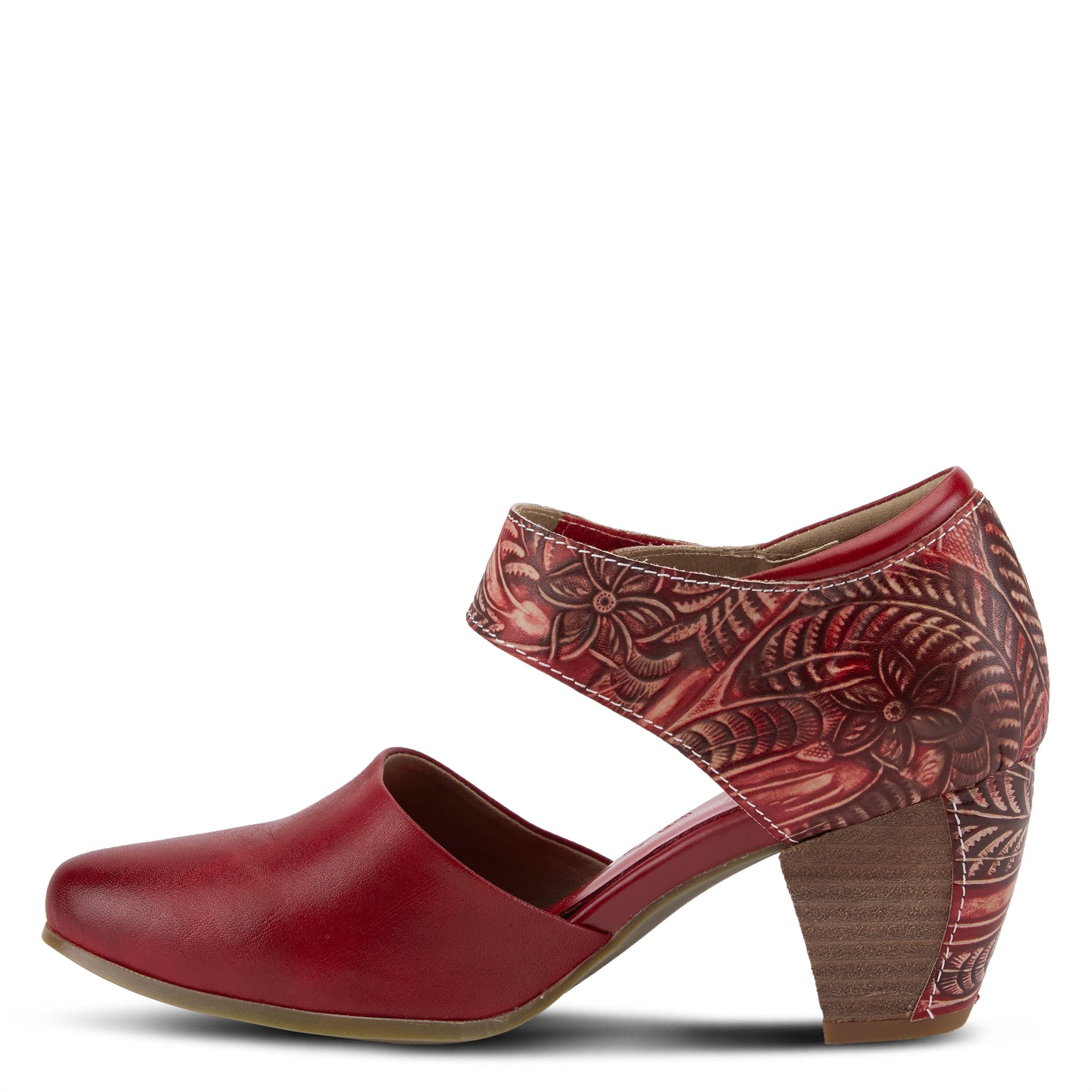 Spring Step L'Artiste Women's Comfortable Toolie Pump Shoes - Elegant Low Heel Dress Pumps for Work, Office & Special Occasions