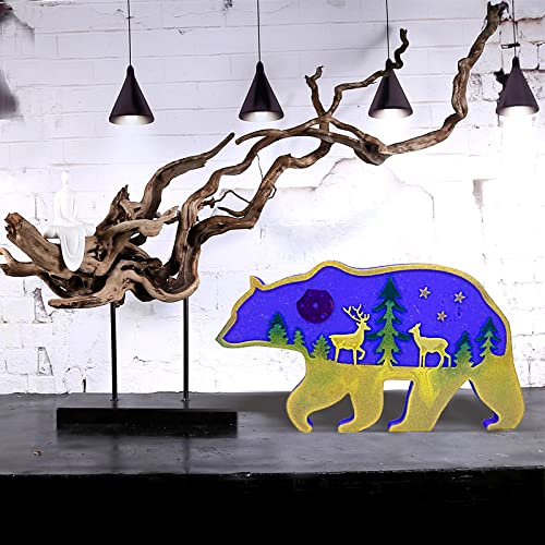 Premium Silicone Resin Molds for DIY Crafts - Bear & Forest Animal Epoxy Molds for Home, Office & Desktop Decoration | Perfect for Resin Jewelry, Keychains & Decorative Art Projects