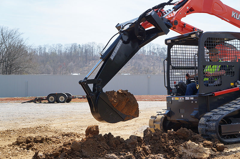 Blue Diamond Backhoe Attachment Hydraulic Bracket - Heavy Duty Excavator Accessory for Tractor & Skid Steer Loaders | Perfect for Digging, Trenching & Landscaping Projects
