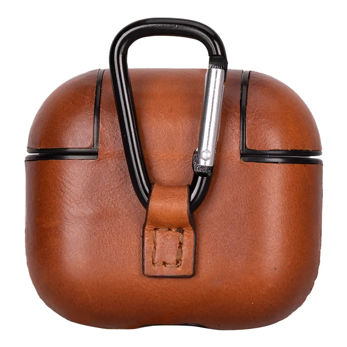 Premium Burnished Tan Leather Case for AirPods 3 - Protective Cover with Secure Fit - Perfect for Travel, Work & Everyday Use