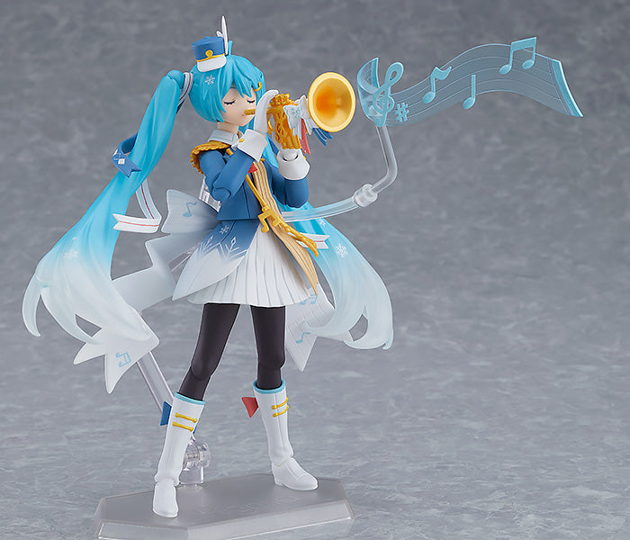 Figma #EX 060 Snow Miku (Snow Parade Ver.) Vocaloid Action Figure - Collectible Anime PVC Statue for Vocaloid Fans | Perfect for Display, Cosplay Inspiration & Anime Collections