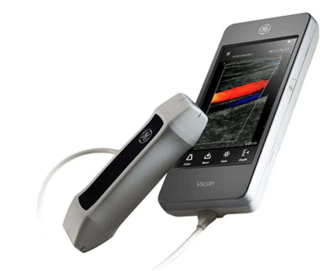 GE VScan Extend R2 Portable Ultrasound System with SonoSim 365 Training - Handheld Medical Imaging Device for Point-of-Care Diagnostics, Emergency & Clinical Use
