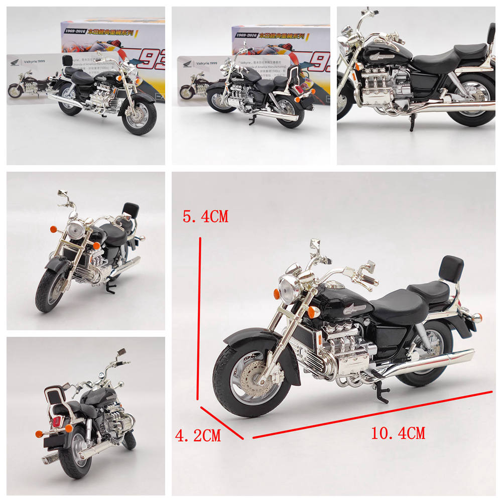 1/24 Scale Diecast Motorcycle Model - Honda CB750, Valkyrie, VFR750R, GORILLA, Goldwing, RC213V - Collector's Gift for Bike Enthusiasts - Perfect for Display, Gifts & Motorcycle Decor